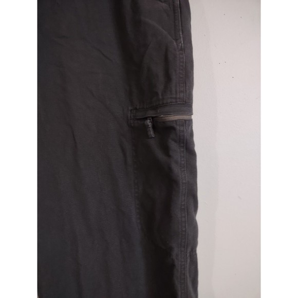 Woolrich Men's 40x30 Solid Gray Straight Leg Chino Pants Flat Front Zip Pockets - Picture 2 of 8